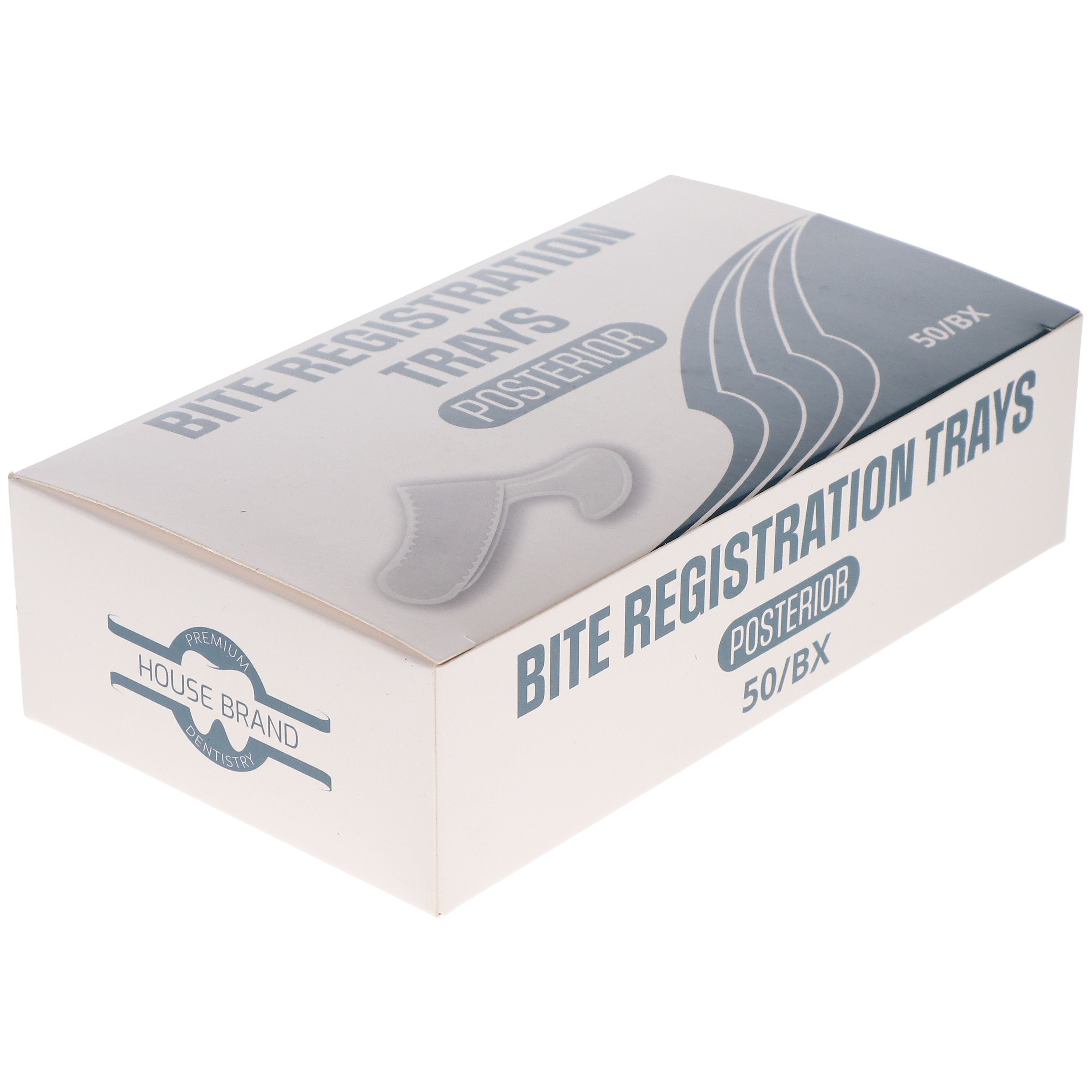 House Brand Dentistry 108117 Bite Registration Dental Trays Posterior 50/Bx House Brand Dentistry 108117 Bite Registration Dental Trays Posterior 50/Bx